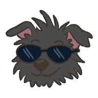 Cartoon Dog Sticker