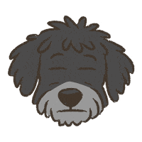 Shaggy Dog Sticker