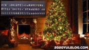 Yule Log Christmas GIF by Oat Foundry