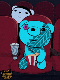 Drama Queen Popcorn GIF by DeddyBears