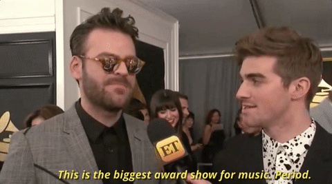 grammy awards 2017 GIF by Entertainment Tonight