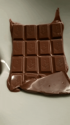 chocolate satisfying GIF