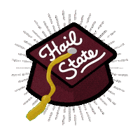 Mississippi State Graduation Sticker by Mississippi State Development & Alumni