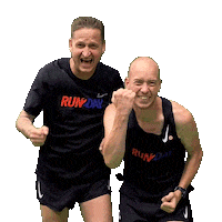 Run2dayvenlo happy sport run winner Sticker