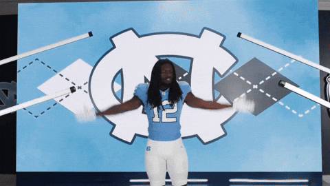 University Of North Carolina Football GIF by UNC Tar Heels