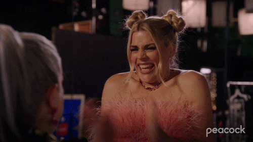Happy Busy Philipps GIF by PeacockTV