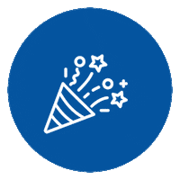 Party Sticker Sticker by Nussbaum Medien