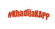Khadijak Sticker by Khadija Kadodia
