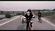 riding lift GIF