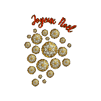 Joyeux Noel Flocons De Neige Sticker by TresorsDuMonde.ca