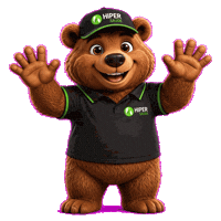 Happy Bear Sticker by Database數據