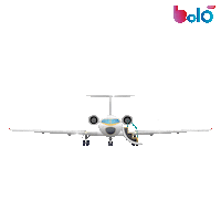Private Jet Fly Sticker by BOLO LIVE