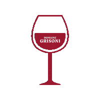 Red Wine Cheers Sticker by Grillette