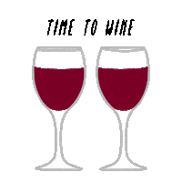 Red Wine Cheers Sticker