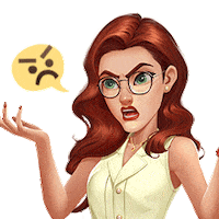Angry Alice Sticker by GardenAffairs