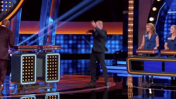 celebrity family feud spin GIF by ABC Network