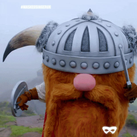 Viking GIF by The Masked Singer UK