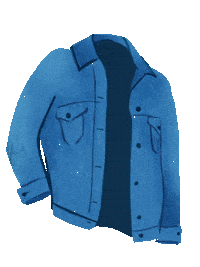 Jacket Denim Sticker by Anthropologie
