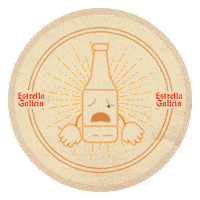 sad beer Sticker by Estrella Galicia