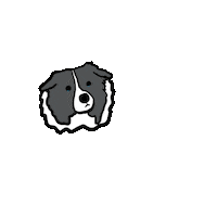 Sad Dog Sticker by LeapEarsFurnature
