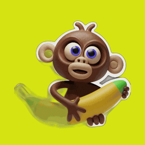Hungry Monkey GIF