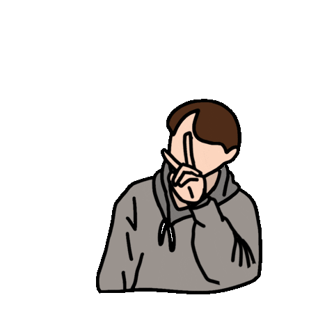 Happy V Sticker