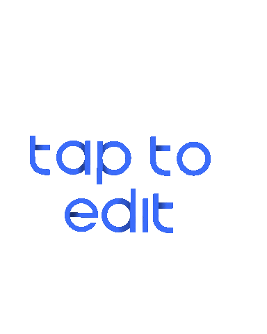 Editing Tap To Edit Sticker