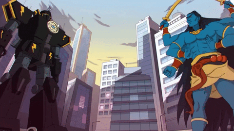 destroy war GIF by Cartoon Hangover