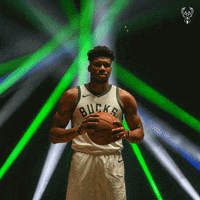 Giannis Antetokounmpo Smile GIF by Milwaukee Bucks