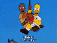 scared homer simpson GIF