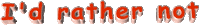 rejected orange Sticker by AnimatedText