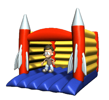 bouncy castle STICKER