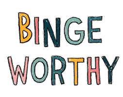 katiecadamatre binge netflixandchill handdrawntype cadamatre Sticker