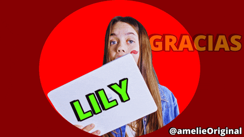 Gracias Lily GIF by amelie