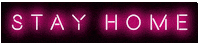 Pink Stay Home GIF