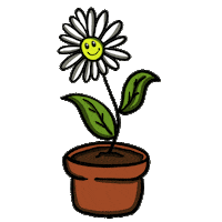 Happy Flower Sticker