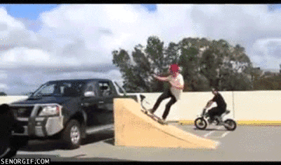 skateboarding fail GIF by Cheezburger