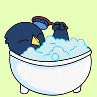 Bath Crow GIF by Ordinary Frends