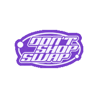 dontshopswap fashion style sustainable sustainability Sticker