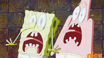 Shocked Squidward Tentacles GIF by SpongeBob SquarePants