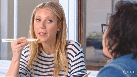 gwyneth paltrow eating GIF