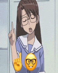Azumanga Daioh Nerd GIF