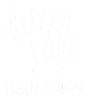 Be Careful Text Sticker