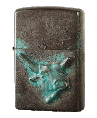hartaufhart zippo texas longhorn hartaufhart hart auf hart Sticker