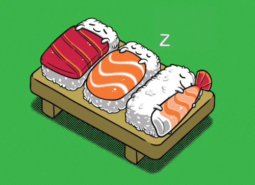 umaiyoosushi giphyupload sushi slim sleep sushi GIF