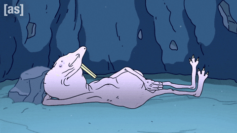 Relaxing Naked Mole Rat GIF by Adult Swim