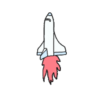 Space Go Sticker by Shane Beam