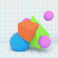 shapes float GIF by jjjjjohn