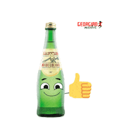 gurcukafe georgia soda borjomi khinkali Sticker