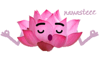 Lotus Flower Yoga Sticker by enviroscent